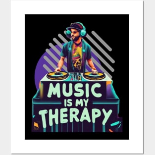 Music Therapy Posters and Art